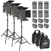 3-Pack Studio Lighting Kit - Daily and Weekly Rental - CLICK FOR PRICING